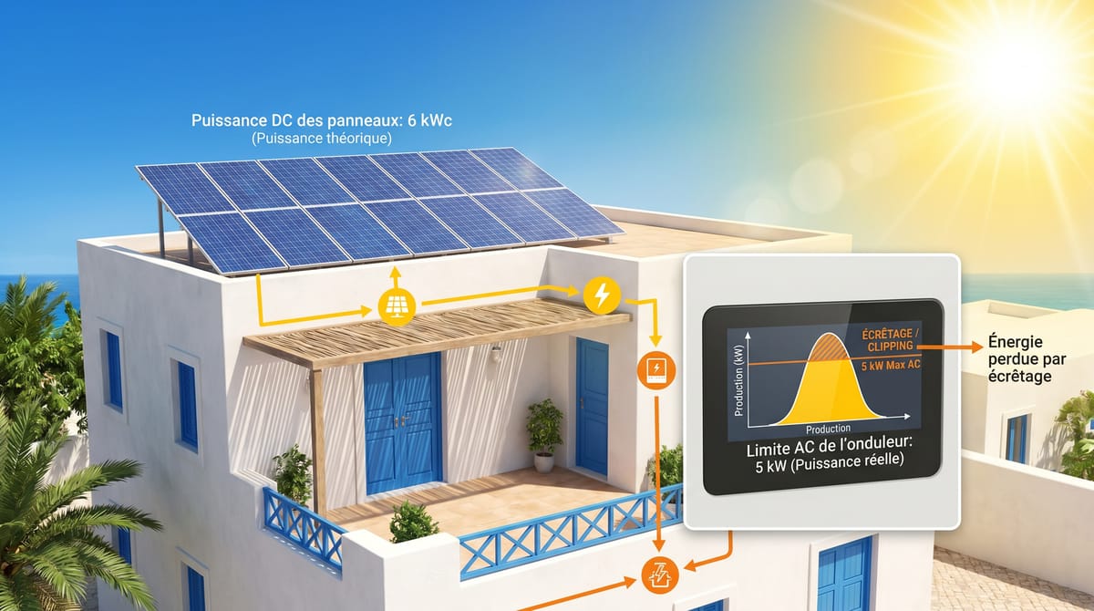 Dimensionnement onduleur solaire : Ce que les propriétaires en Tunisie doivent savoir