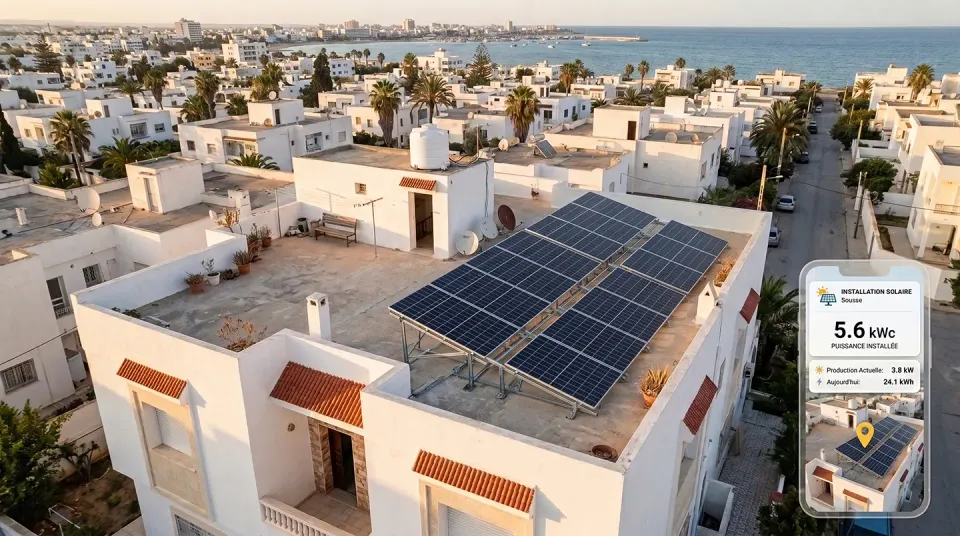 Installation photovoltaïque en Tunisie : Comment obtenir votre dimensionnement, votre devis et votre rentabilité avant même d'appeler un installateur